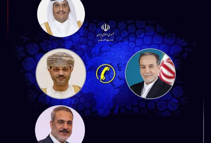 دیدار عراقچی با وزرای خارجه قطر، ترکیه و عمان