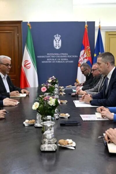 دیدار سفیر جدید ایران با وزیر امور خارجه صربستان