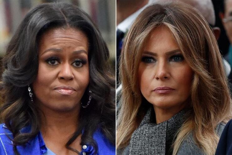 ظهور میشل اوباما، حواشی ملانیا