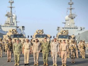 رزمایش مشترک عربستان و آمریکا در جده