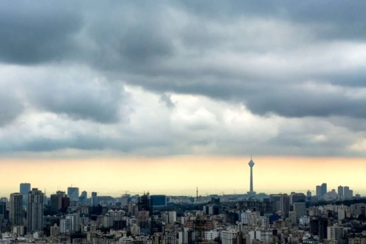 هوای تهران به مدت 5 روز ابری است