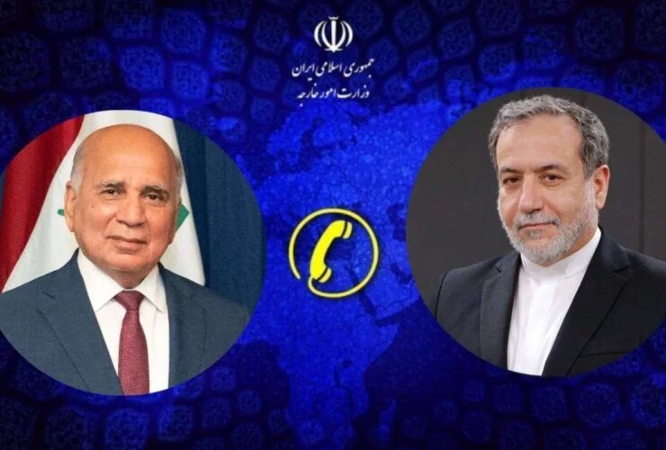 گفتگوی تلفنی عراقچی با وزیر امور خارجه عراق
