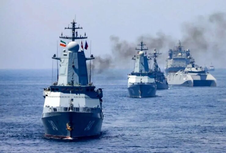 سپاه پاسداران برای بستن تنگه هرمز حفاری انجام داد