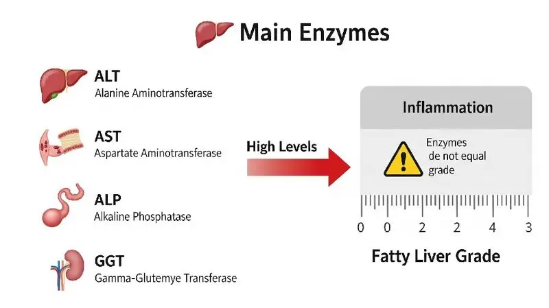 آیا آزمایش خون درجه کبد چرب را مشخص می کند؟ 5 کبد چرب