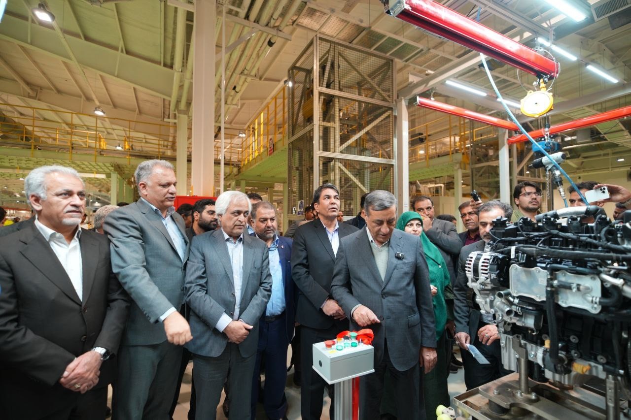 افتتاح خط تولید موتور TGDI در کرمان موتور 5 افتتاح خط تولید موتور TGDI در کرمان موتور