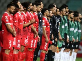 جدول رده بندی لیگ برتر پس از شکست پرسپولیس در مرحله بیست و دوم مقابل خیبر