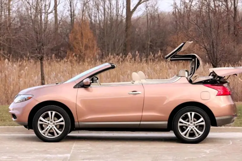 عجیب ترین ماشین های دنیا; SUV باز، کوپه شیشه ای و بنز شش چرخ 8 نیسان مورانو کراس کابریولت