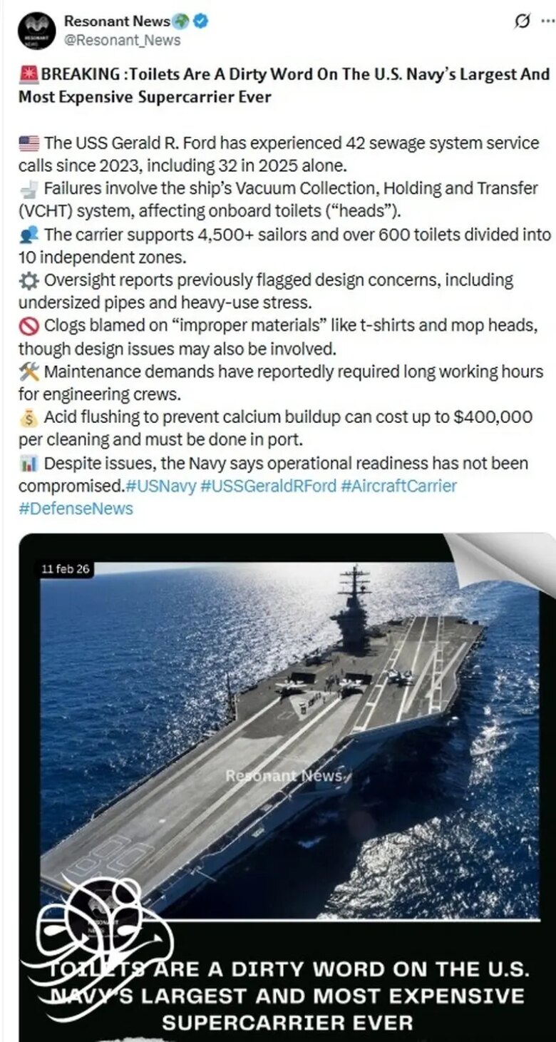 از صف توالت گرفته تا کارهای فرسوده. چالش های مخفی کشتی های آمریکایی 4 2181