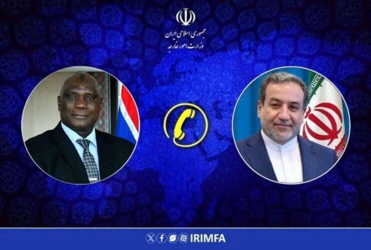 گفتگوی تلفنی عراقچی با وزیر امور خارجه گامبیا 23 گفتگوی تلفنی عراقچی با وزیر امور خارجه گامبیا