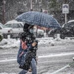 بارش برف و باران در تهران/لازم است از سفرهای غیرضروری پرهیز شود