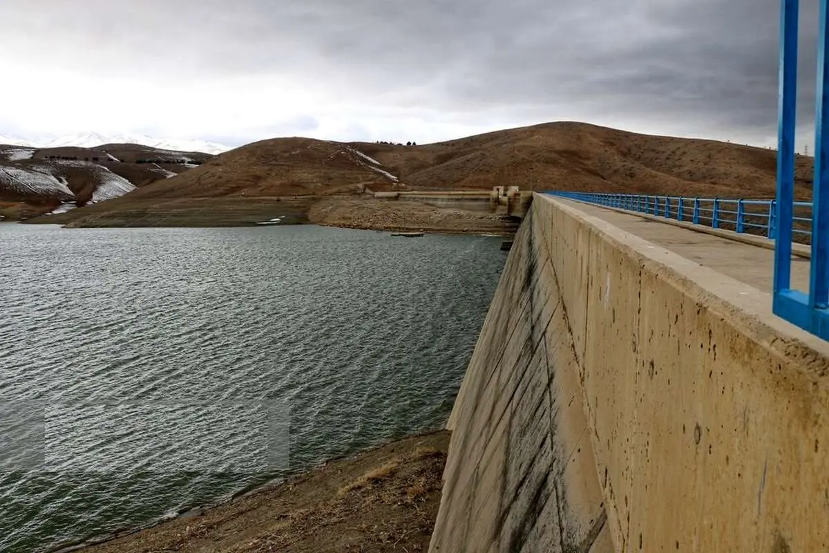 تصاویر; روزهای بی آب در سد اکباتان همدان