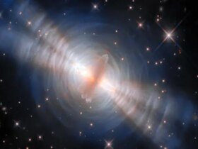 تصویری خیره کننده از سحابی تخم مرغ در حال مرگ هابل