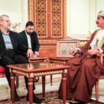 دیدار لاریجانی با وزیر دفتر سلطنتی عمان