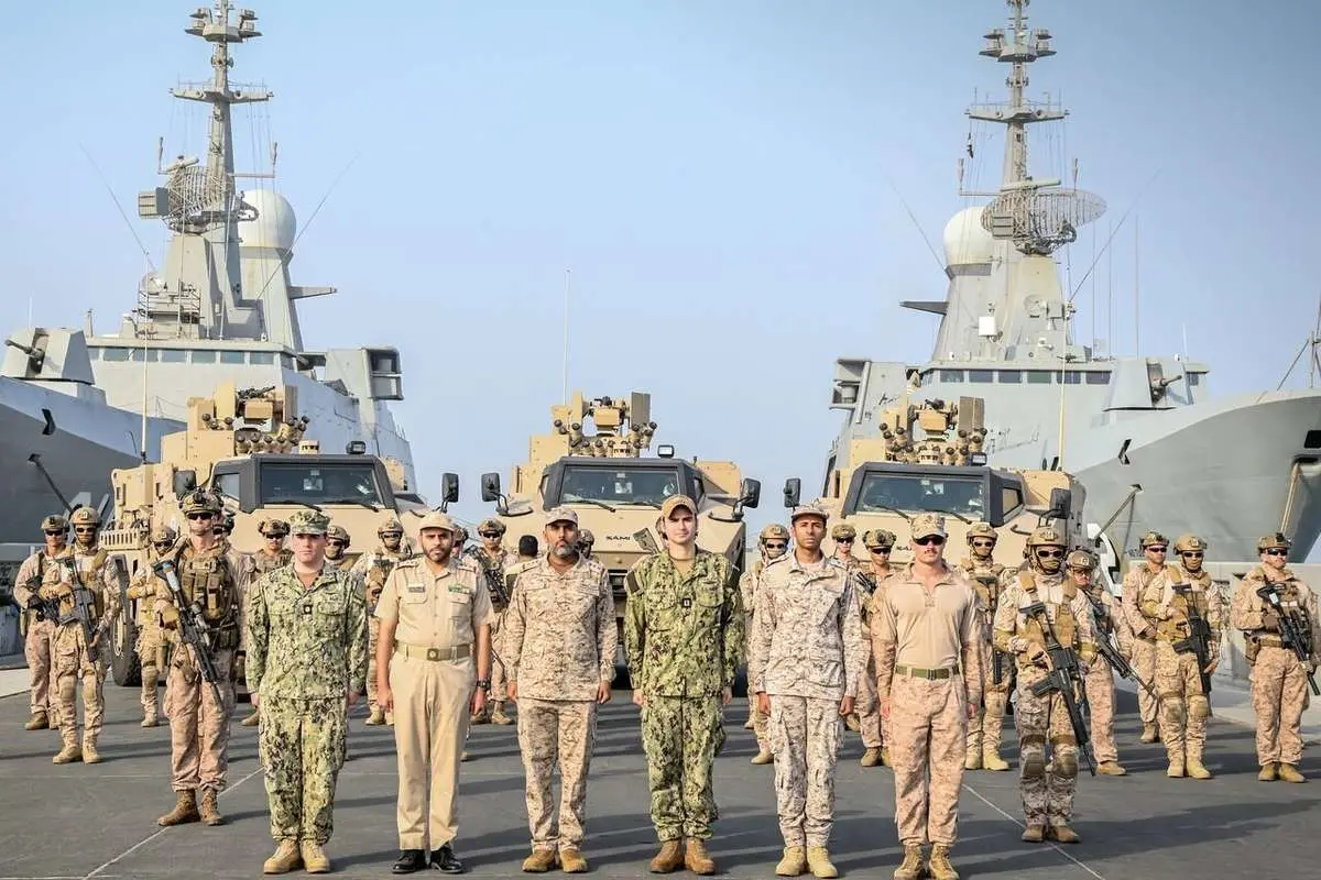 رزمایش مشترک عربستان و آمریکا در جده 