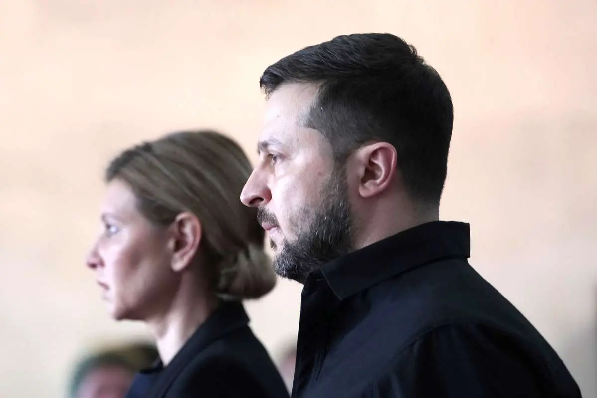 زلنسکی و همسرش در پرونده اپشتاین باز شدند