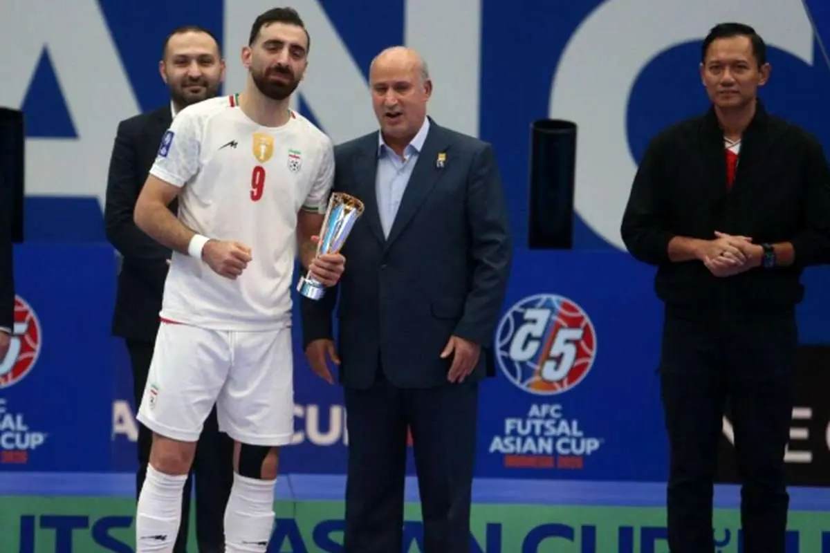 ستاره فنی ایران ارزشمندترین بازیکن فوتسال آسیا است
