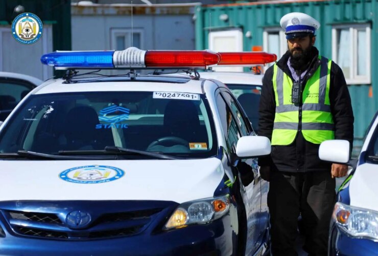 طالبان از خودروهای جدید پلیس راهنمایی و رانندگی رونمایی کرد