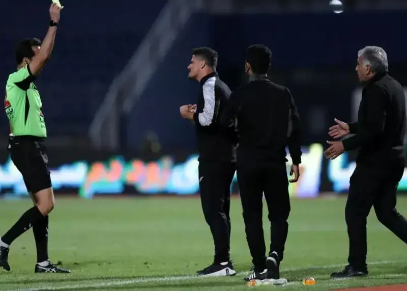 قاضی کارشناس صحنه مشکوک در بازی مس - استقلال 1 قاضی کارشناس صحنه مشکوک در بازی مس - استقلال