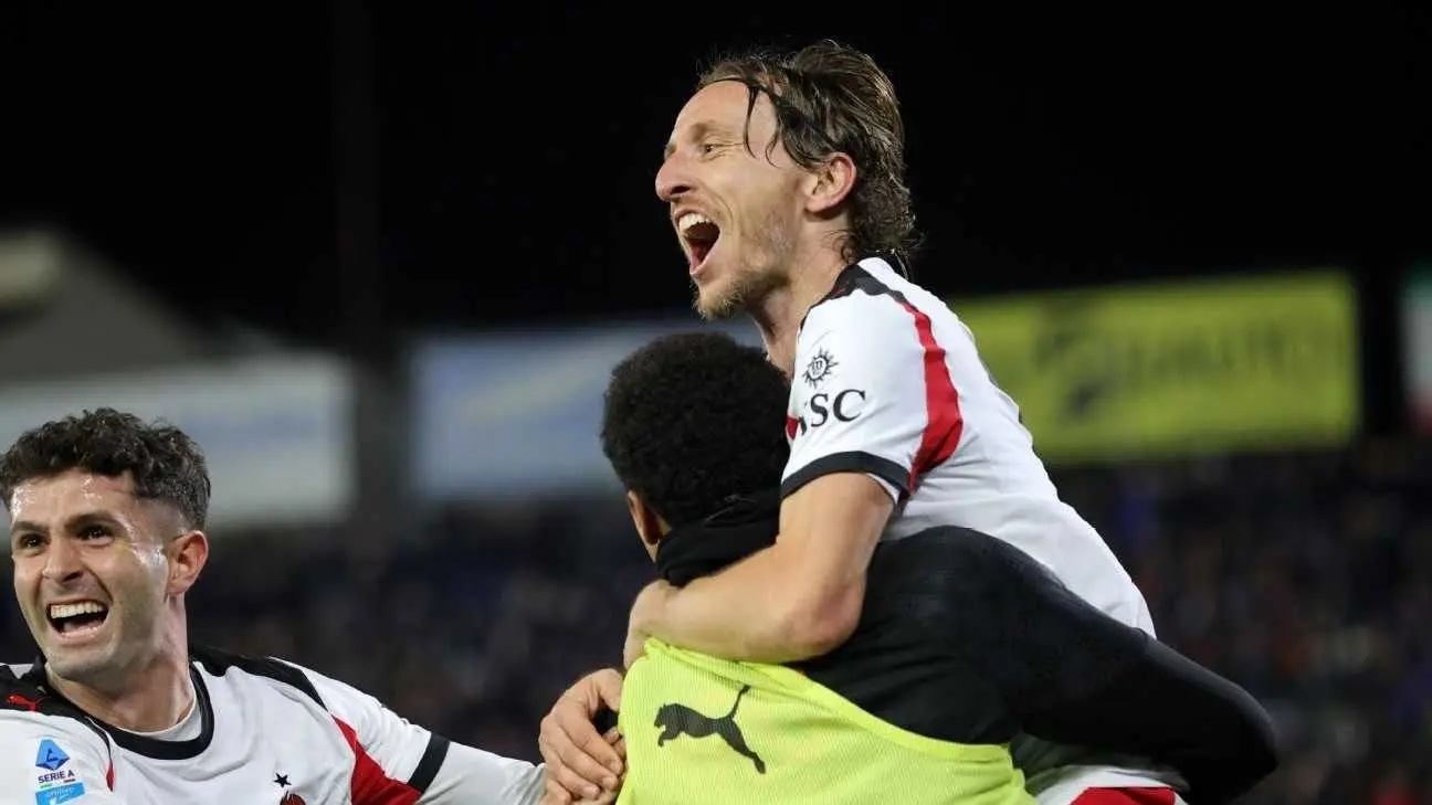 مودریچ، سومین گلزن مسن تاریخ سری آ؛ عملکرد تیم های قهرمان