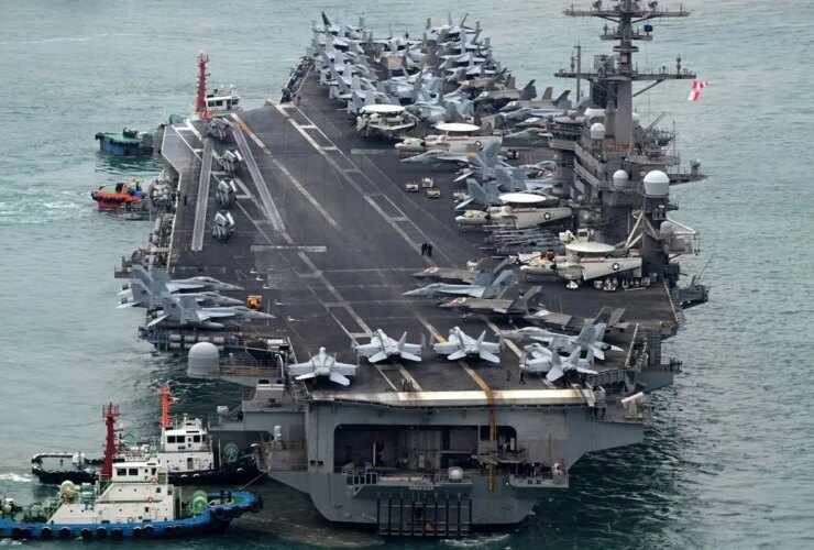 سپاه پاسداران: چهار موشک کروز به ناو هواپیمابر آبراهام لینکلن حمله کردند