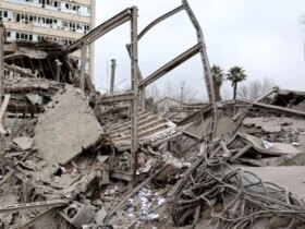 تصاویر; خسارات حمله به منطقه 15 ژوئن