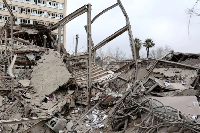 تصاویر; خسارات حمله به منطقه 15 ژوئن