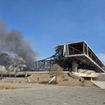 برای دیدن؛ ریزش ورزشگاه آزادی پس از حمله موشکی