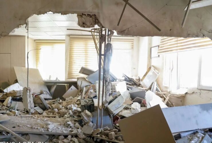 تصاویر; خسارت وارده در حمله به ساختمان پلیس مبارزه با مواد مخدر تهران