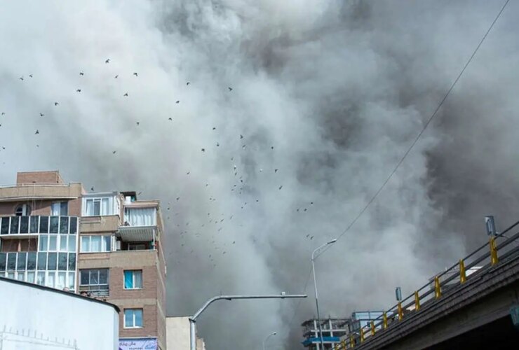 تصاویر; حملات هوایی امروز به تهران