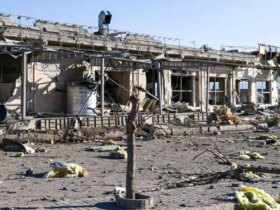 تصاویر; اثرات حمله هوایی به مجتمع بین راهی زنجان