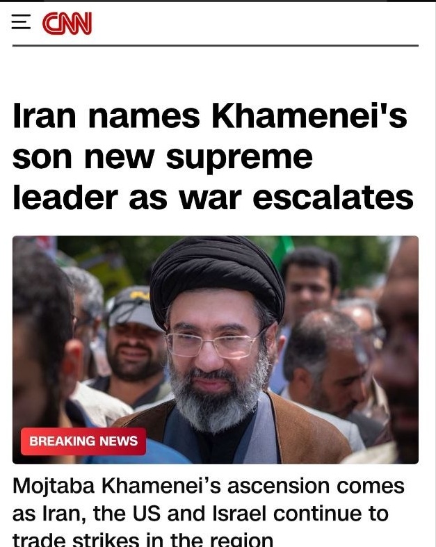 سه روایت در تشریح واکنش رسانه ها به رهبری آیت الله مجتبی خامنه ای 5 اخبار CNN در مورد انتصاب رهبر جدید