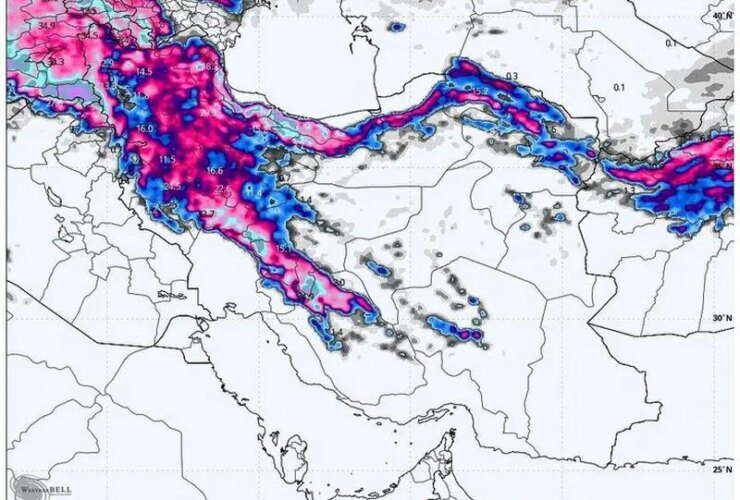 نقشه آب و هوا