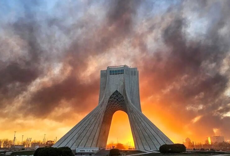 خسارت برج آزادی پس از آخرین موج انفجار