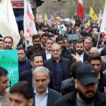 مسئولان و وزرا در مراسم رژه روز قدس