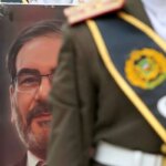 مراسم تشییع پیکر علی شمخانی در امامزاده صالح