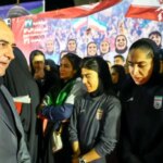 تصاویر; استقبال مردم تبریز از بانوان ملی پوش