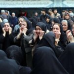 تشییع پیکر شهدای ناو دانا در کرمانشاه