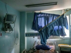 تصاویر; اثرات حمله به بیمارستان اندیمشک 9 تصاویر; اثرات حمله به بیمارستان اندیمشک