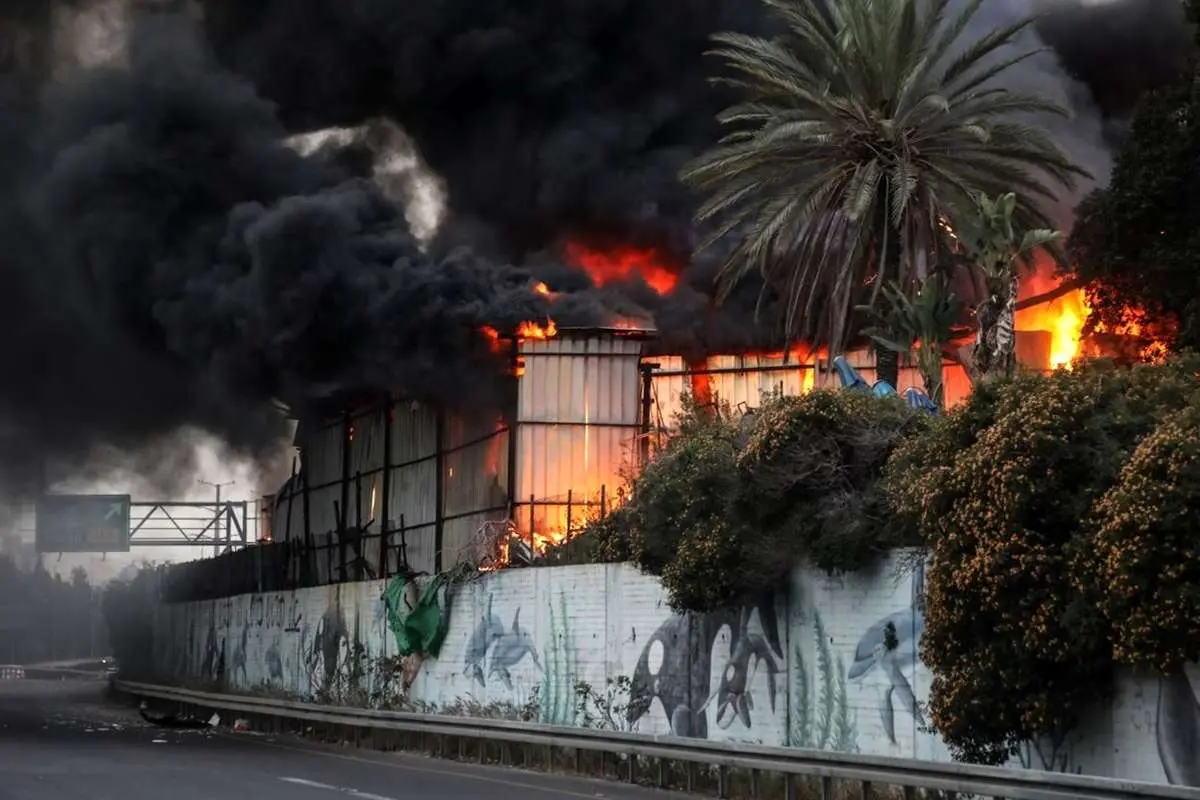 10 تصویر نشان دهنده شکست گنبد آهنین در برابر موشک های ایرانی