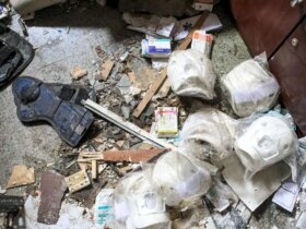 عکس ساختمان ها، خودروها و تجهیزات اورژانس تخریب شده در تهران