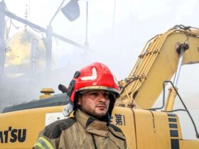 تصاویر: وضعیت حسینیه اعظم زنجان پس از حمله هوایی