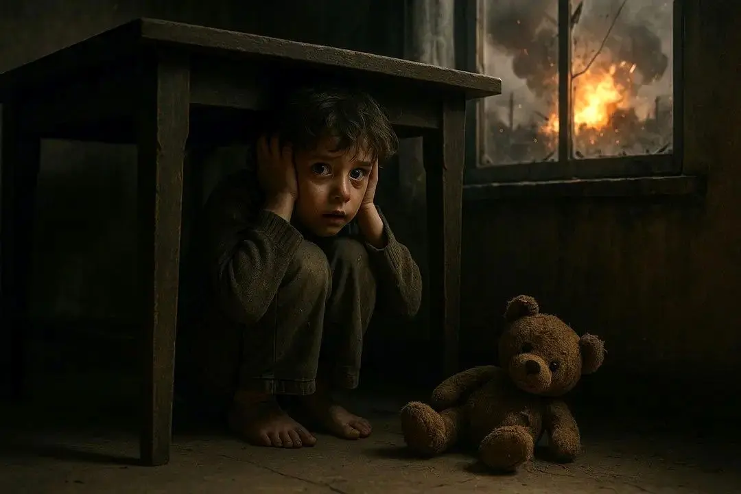 آسیب های روانی دائمی در کودکان/عواقب جنگ و بحران برای نسل آینده