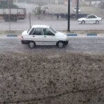 بارش باران در تهران/ آبگرفتگی در برخی معابر