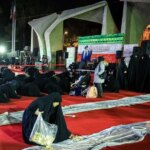 تصاویر; افطار مقابل دانشگاه تهران