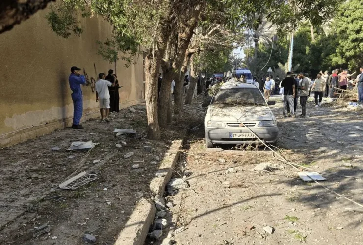 تصاویر: حملات موشکی به منازل مسکونی در منطقه جنت آباد تهران