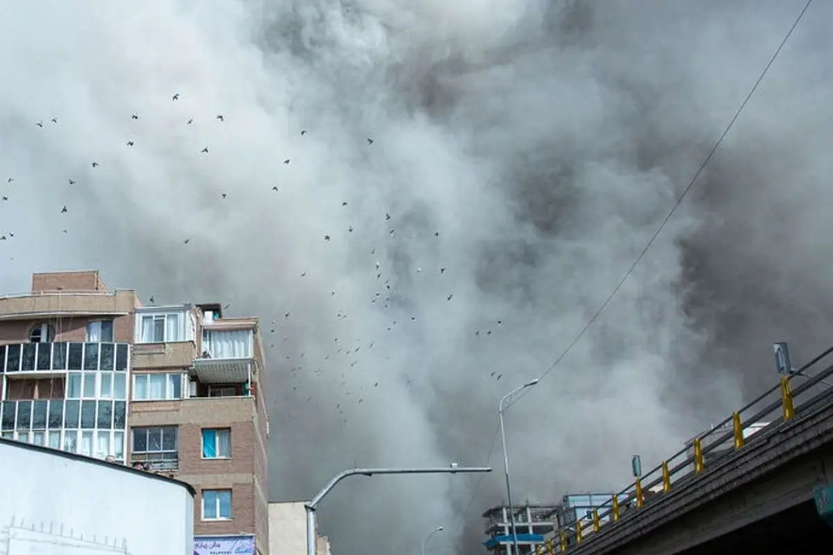 تصاویر; حملات هوایی امروز به تهران