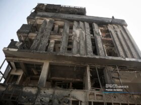 تصاویر; خسارات حمله اصفهان