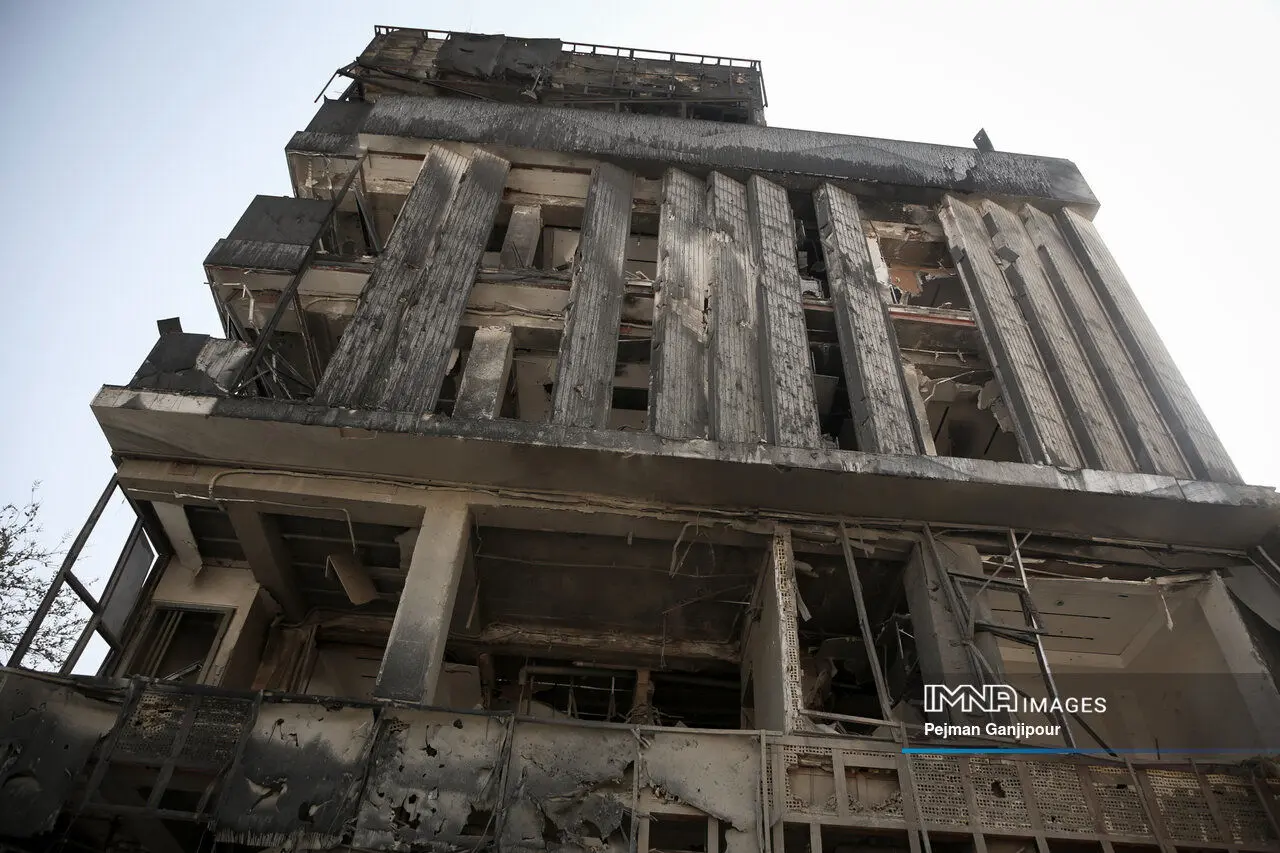 تصاویر; خسارات حمله اصفهان