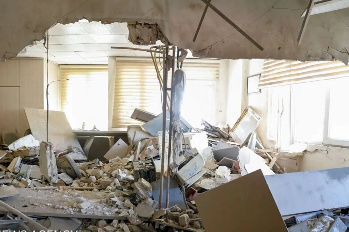 تصاویر; خسارت وارده در حمله به ساختمان پلیس مبارزه با مواد مخدر تهران