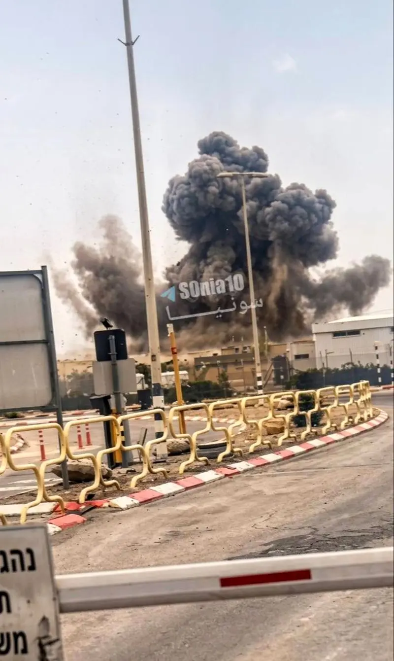 تصاویری از اصابت موشک به نیروگاه اتمی دیمونا 4 دیمونا 2